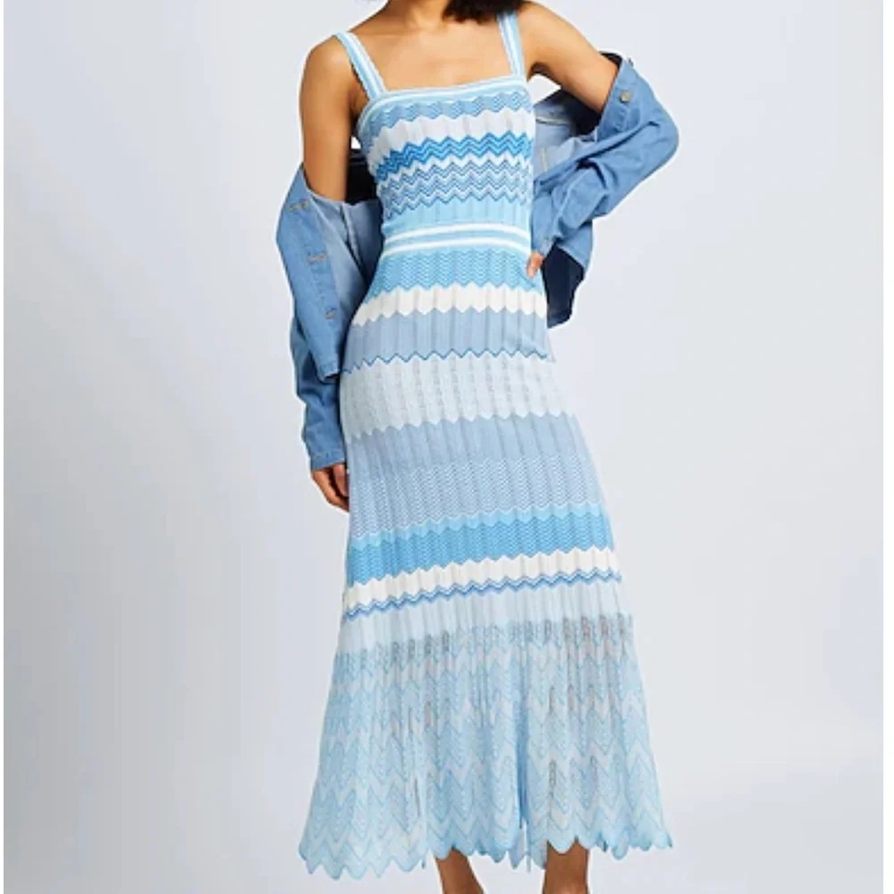 8 BY YOOX Knit Midi Dress - Picture 1 of 6